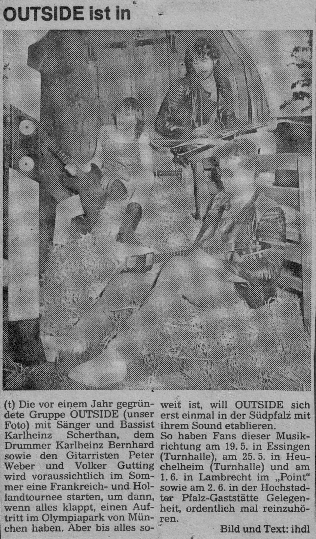 "WOCHENBLATT" Landau (Mai 1984)