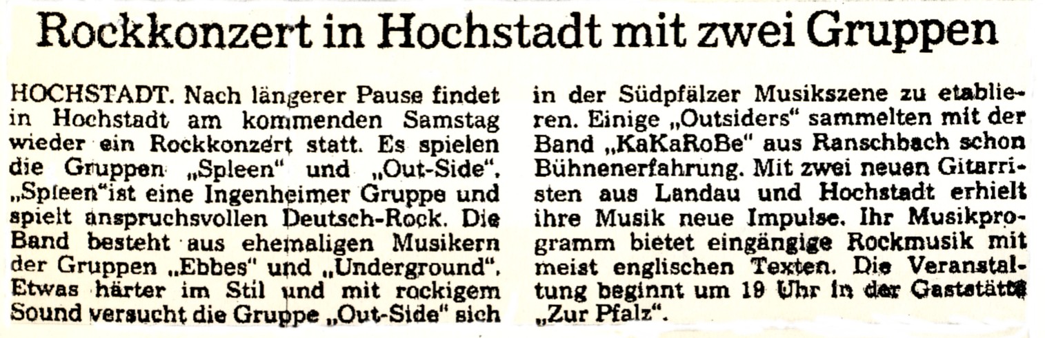 "DIE RHEINPFALZ" (01.11.1983)