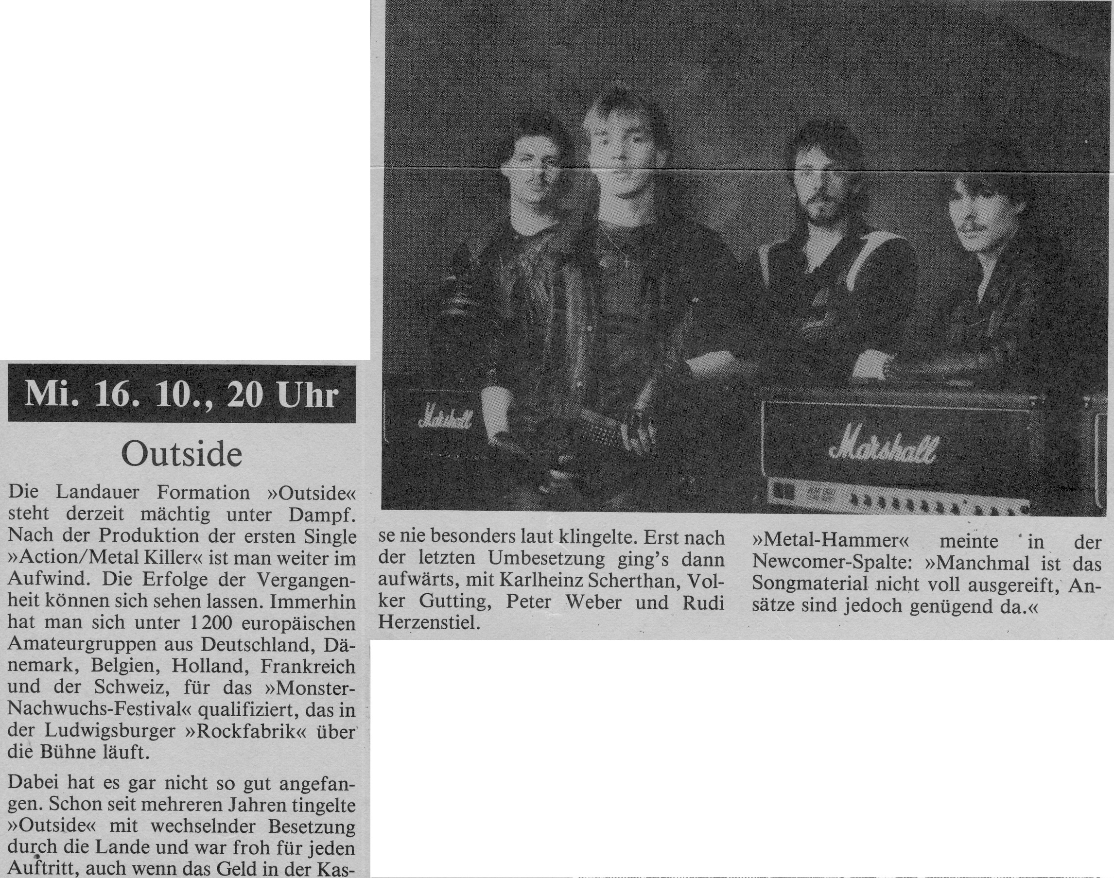 16.10.1985 - "Jugendzentrum" Neustadt/W.