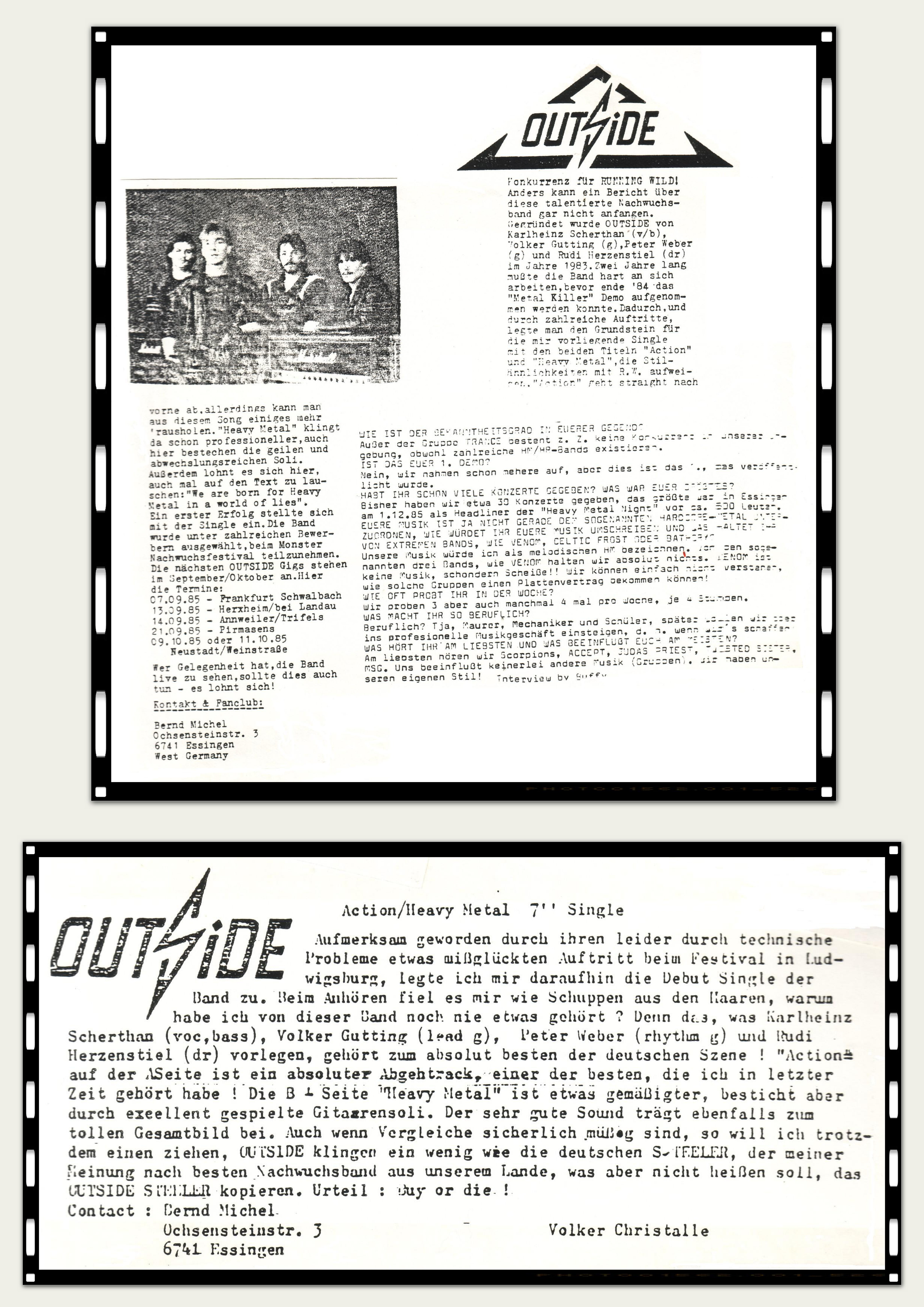 "METAL WARRIORS" / "BLACKOUT"